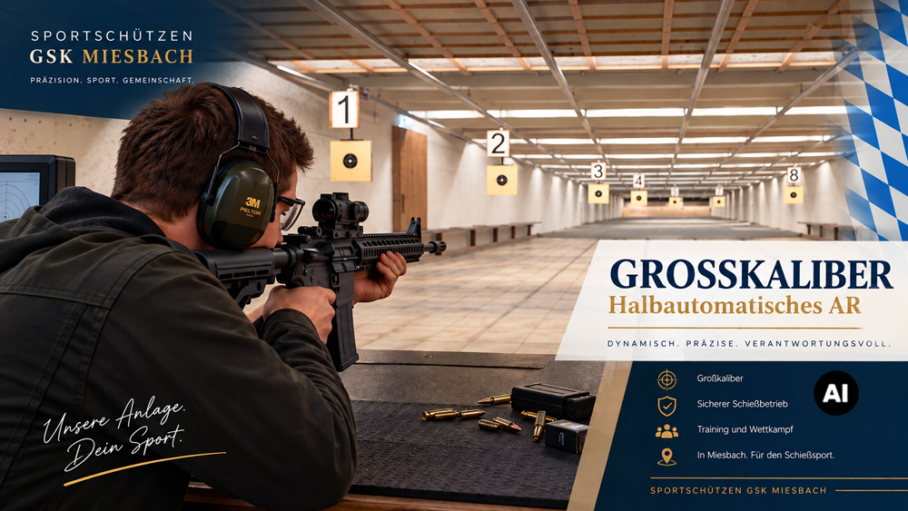 Großkaliberschießen bei den Sportschützen GSK Miesbach